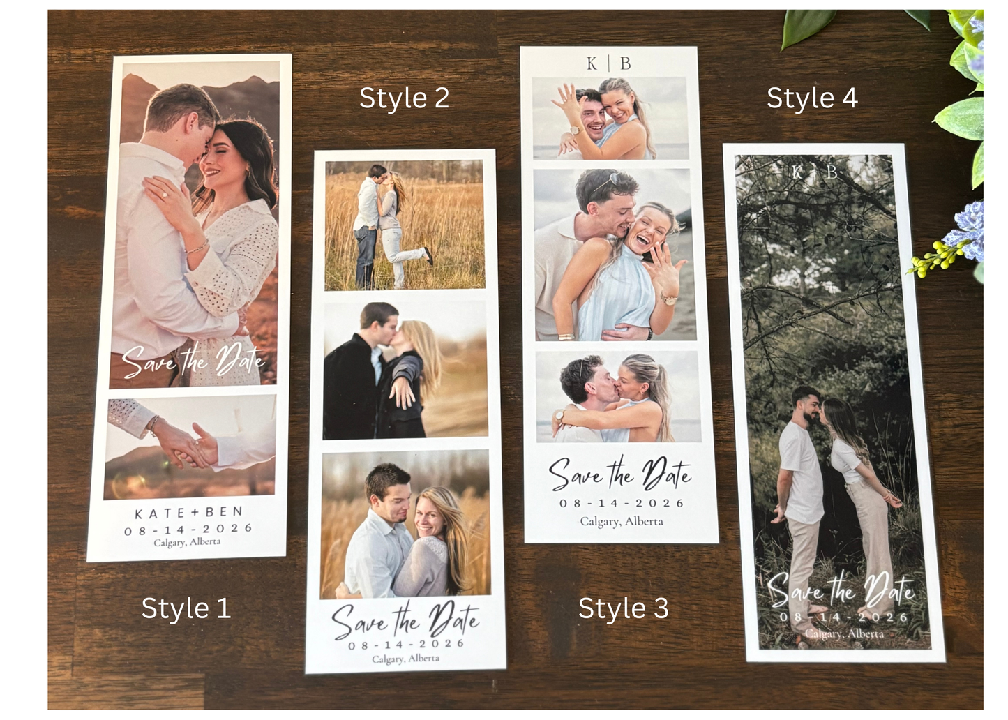 Photo Booth Save the Date Magnets