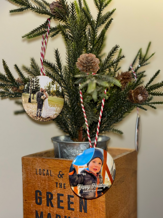 Custom Photo Ornaments